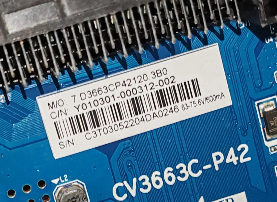Free shipping! CV366C-P42 Three in one TV motherboard tested well