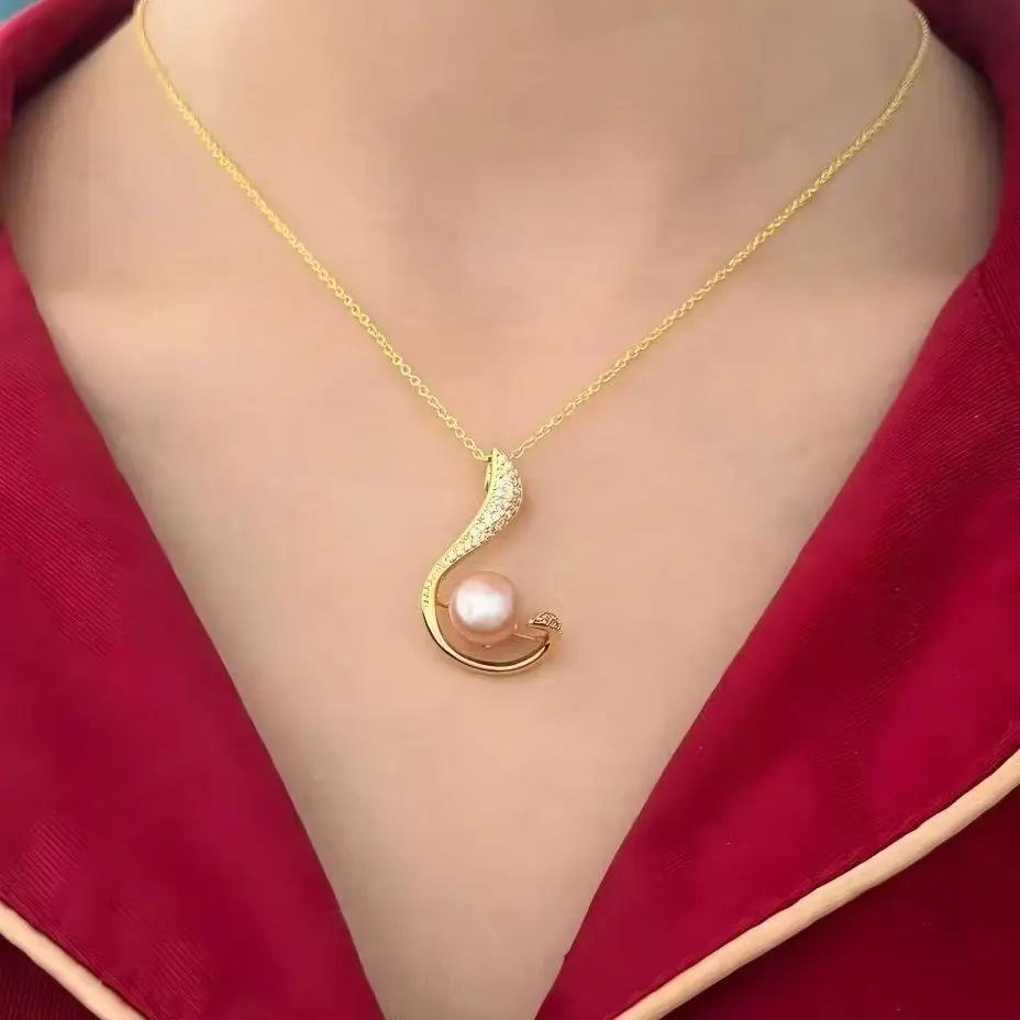 

JUNYE элегантное жемчужное ожерелье с подвеской для женщин, ювелирные украшения, вечерние, банкет, подарок на день рождения, годовщину для жены, дочки, друга