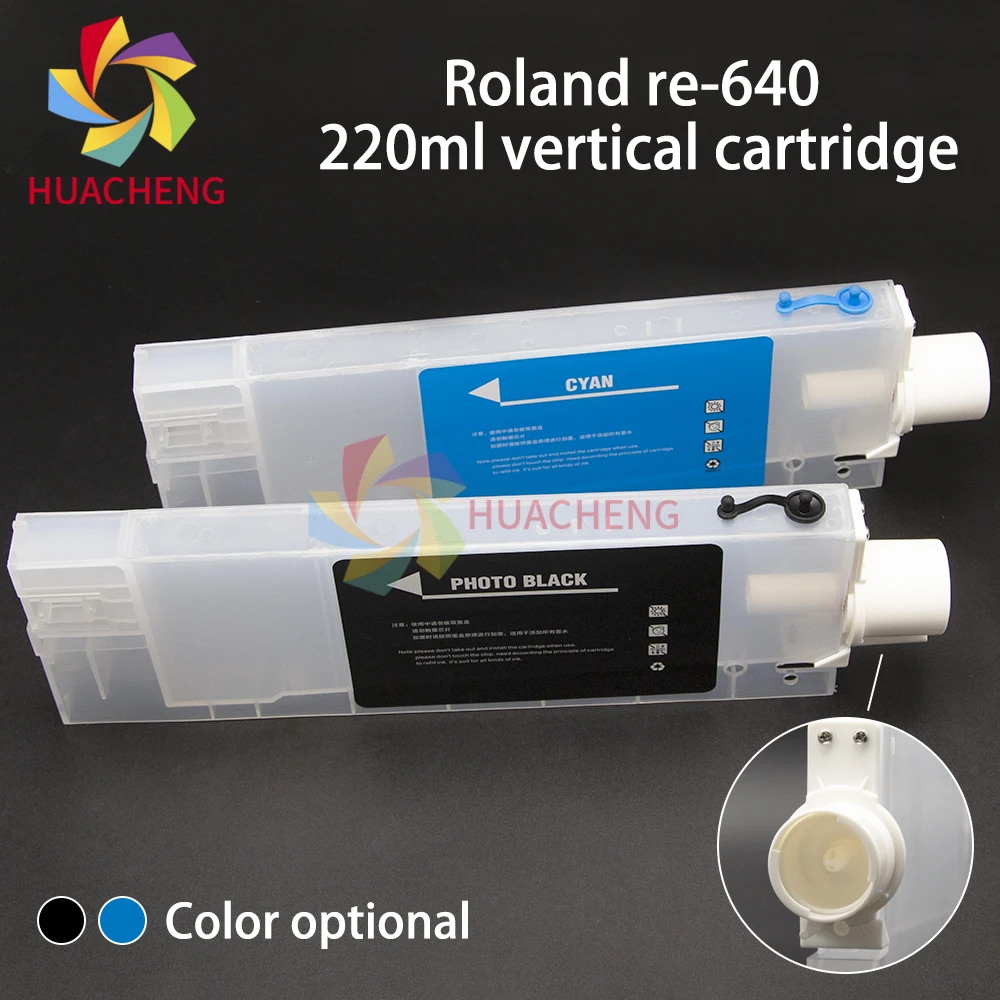 1Pc Ink Cartridge with Float Sensor for Roland Mimaki JV33 Bulk Ink System for Solvent Inkjet Printer