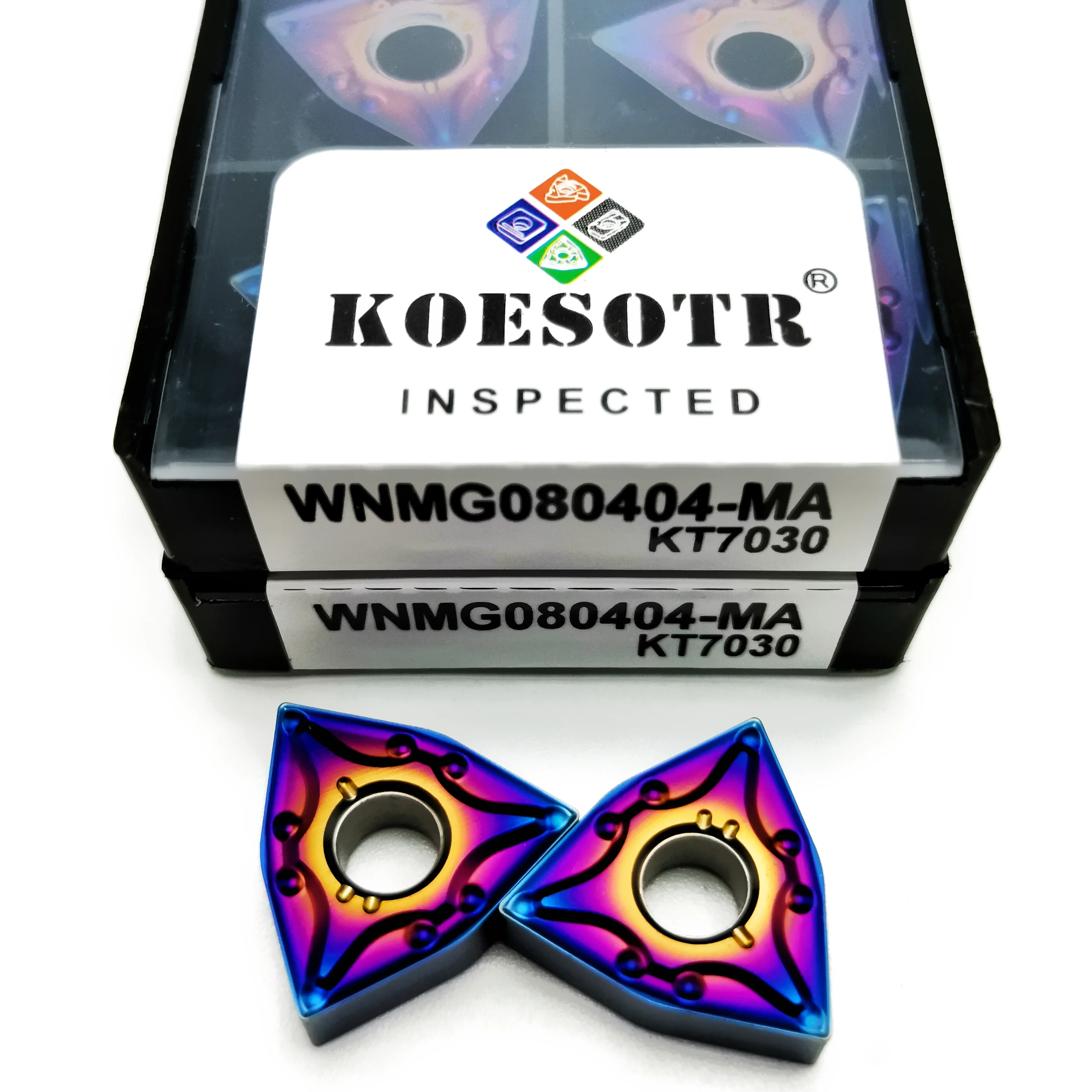 WNMG080408 WNMG080404 MA KT7030 utensili per tornitura esterna inserto in metallo duro WNMG 080404 utensile per tornio inserto per tornitura di alta qualità