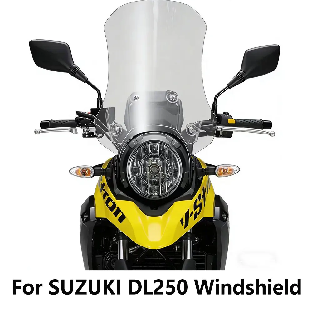 

For SUZUKI DL250 Motorcycle Windshield Windscreen Heightening Widening Screen Deflector Screen Shield Modification Accessories