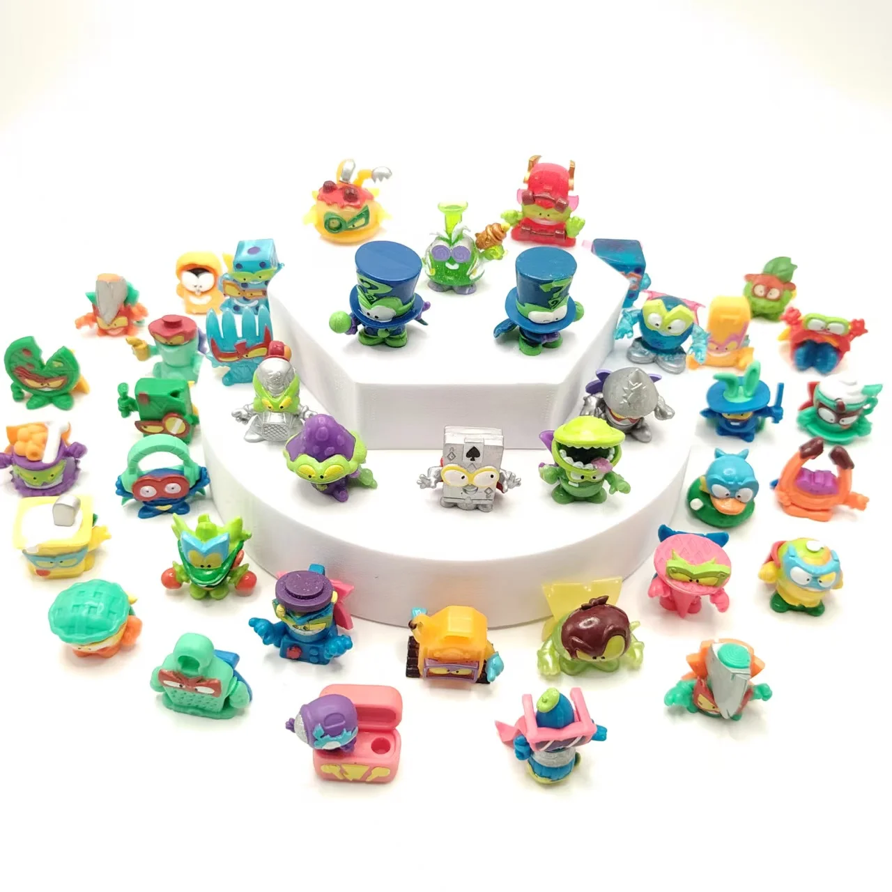 Nuevos Superzings Superthings Originales, Muñecos de Basura de 20/30/40/50 Piezas, Muñecos de Anime de 3 cm, Figuras de Goma, Juguetes para Niños, Regalos para Niños