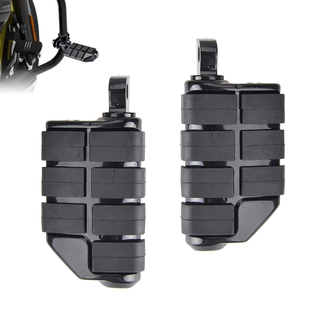 Retro Bumper Bar + Heel Rests Combo | Rubber-Insulated Engine Cage for Sportster 883/1200 (2004-2013) | CNC Aluminum