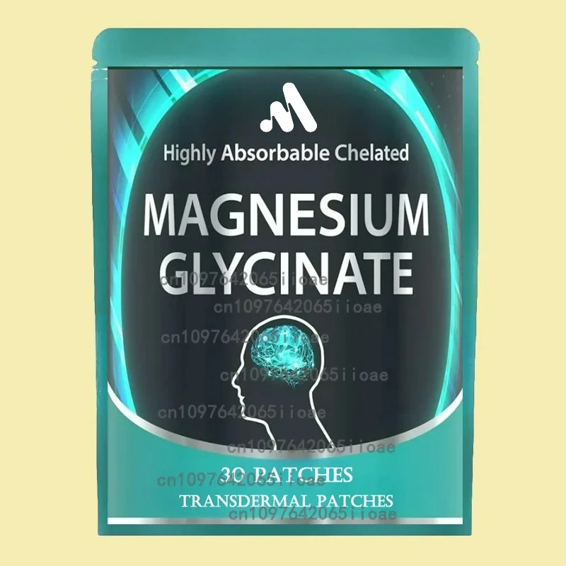 

Magnesium Glycinate Transdermal Patches for Stress, Nerves, Sleep, Muscles, Metabolism 30 Patches