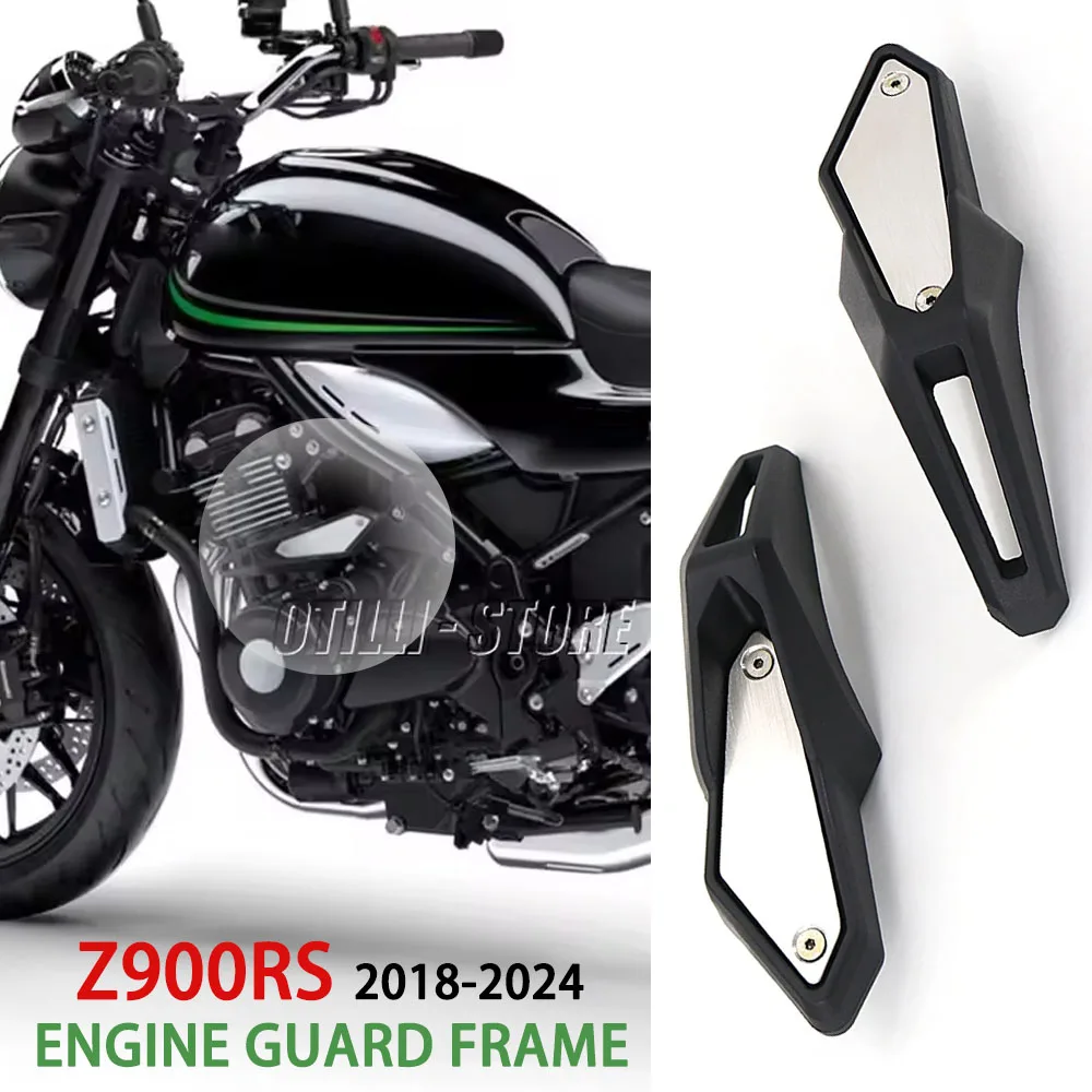 

New Z 900 RS Engine Guards Side Sliders Frame Slider Crash Pad ABS + CNC For Kawasaki Z900RS 2018-2024 2023 2022 2021 Crash Pad
