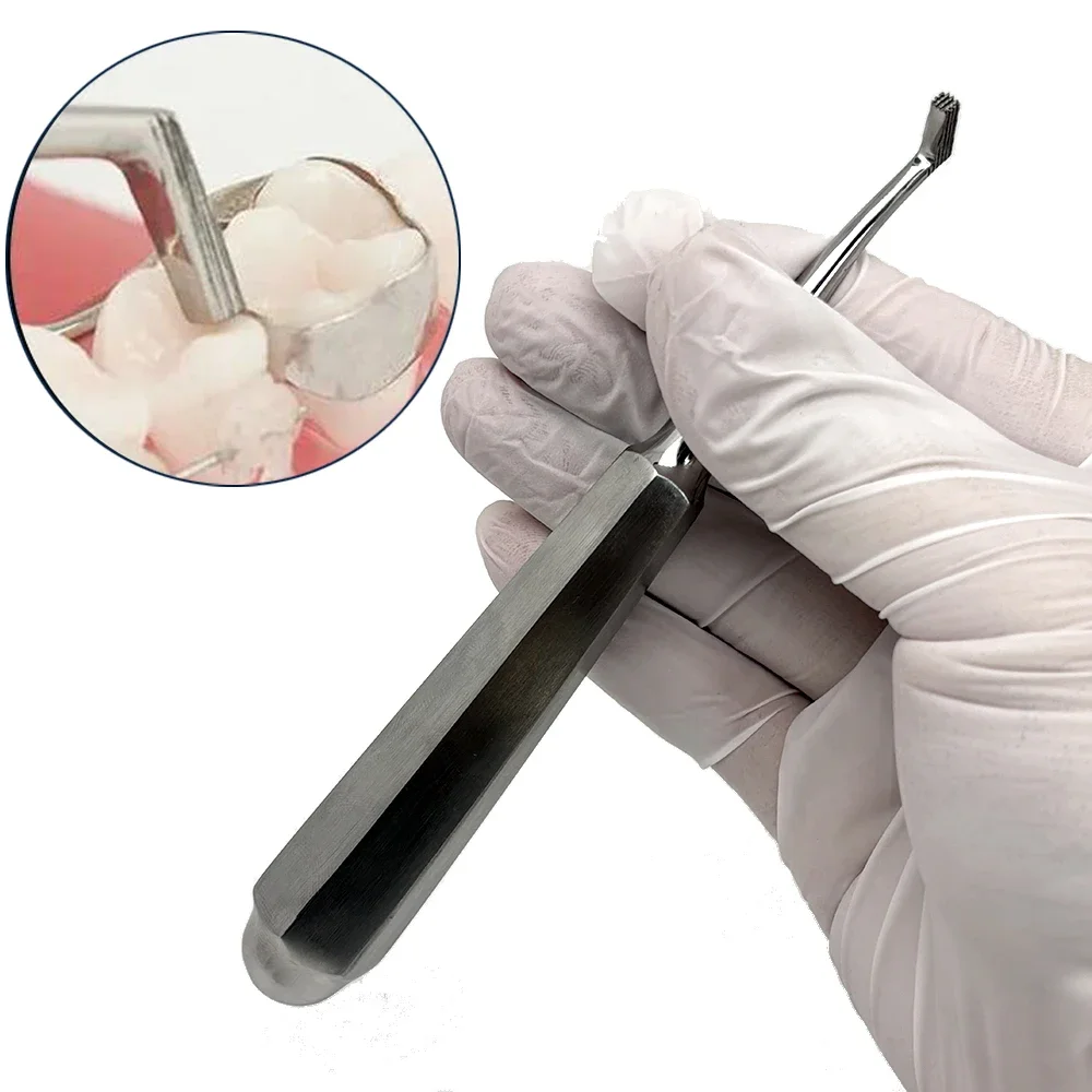 

1Pcs Dental Orthodontic Dentistry Lab Ring Molar Push Lift Band Seater Pusher Autoclavable Instrument Handle Tools