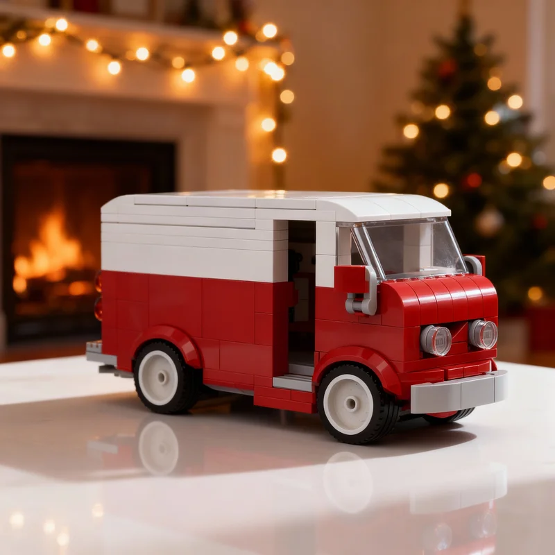 

236 деталей MOC Городская дорожная инфраструктура, красная версия, конструктор, игрушка, подарок на Рождество, архитектурная модель, креативное развивающее средство