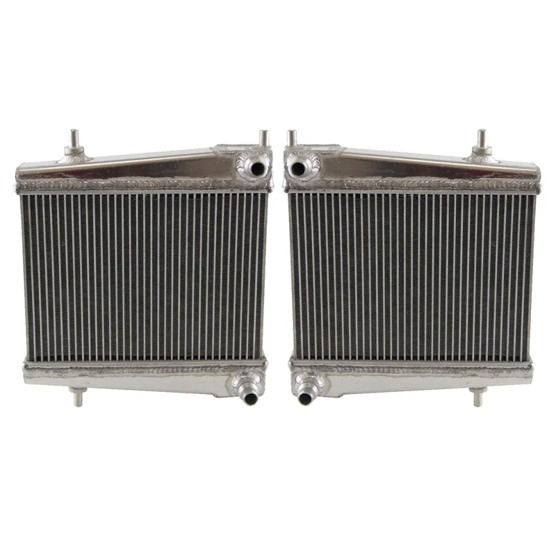 Performance Auxiliary Radiators Black/Silver Aluminum For Toyota Supra GR A90 B58 3.0L 20+