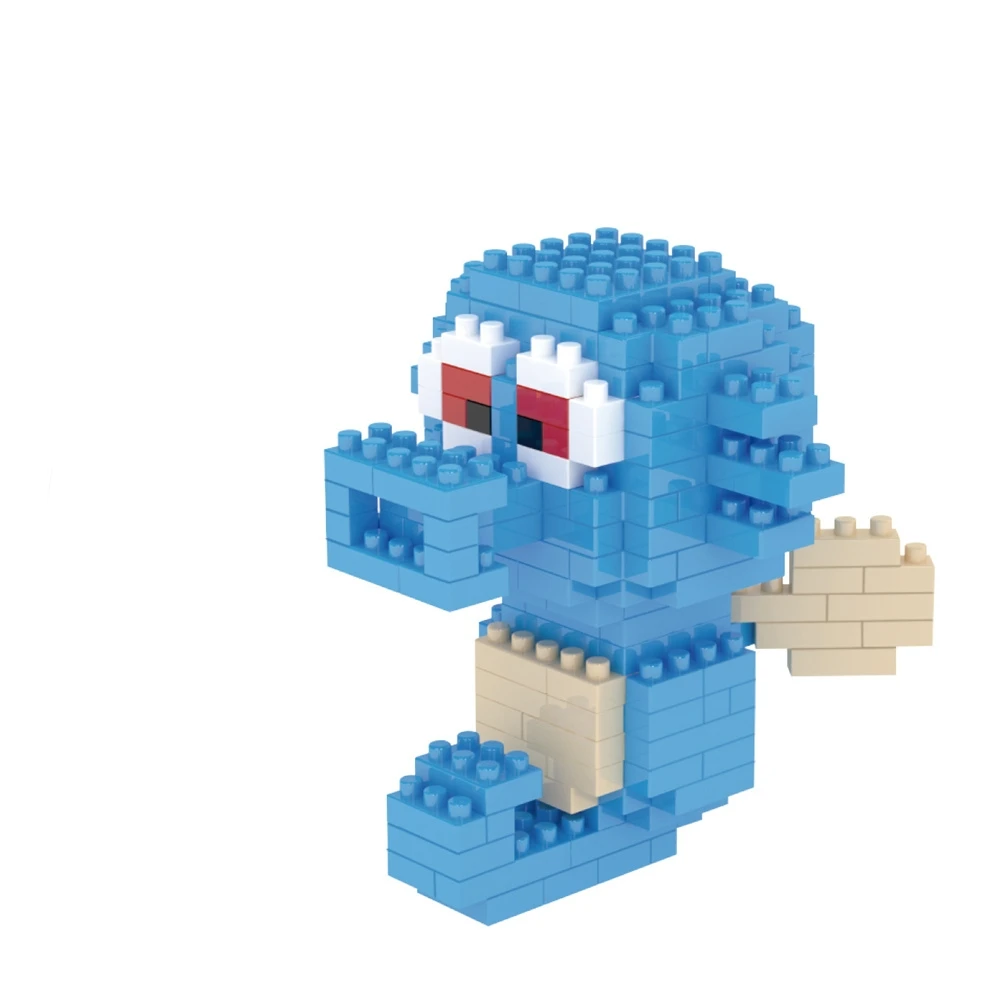 NO BOX Pokemon Kleines Gebäude Pokemon Nanoblock Cartoon Pikachu Bildung Spiel Grafik Pokemon Spielzeug für Kinder Geburtstag
