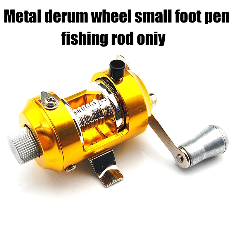 Metal Drum Reelsmall Foot Pen Fishing Rod Special Fishing Line Reelice Fishing Reelleft And Right Hand Reels