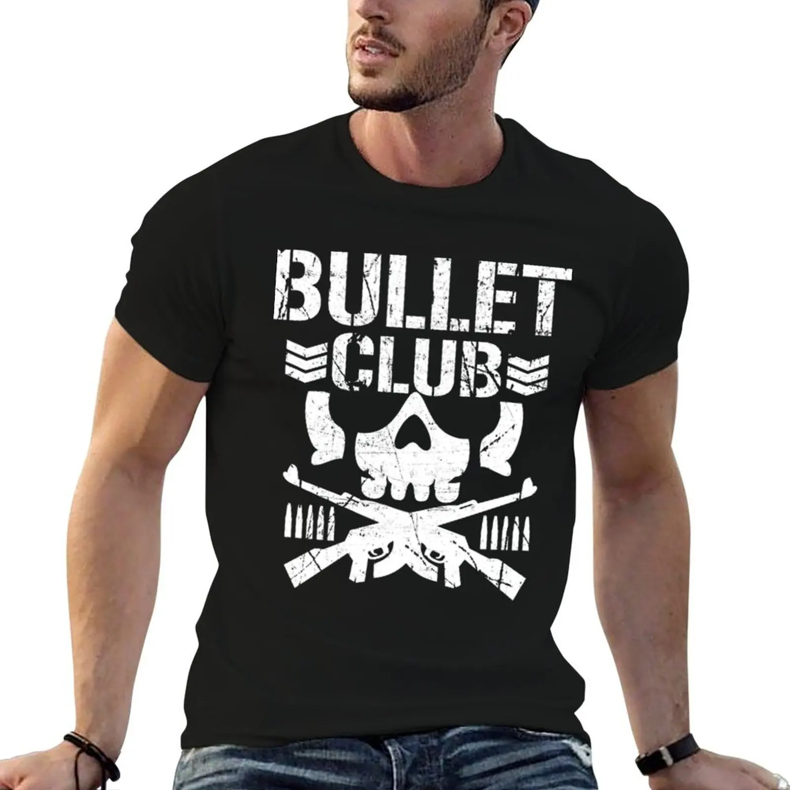 

Bullet Club T-Shirt t shirts cotton 100% man tshirt T-Shirt