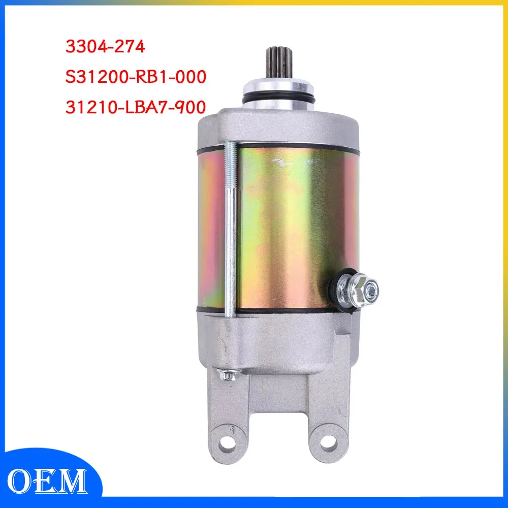 

Стартер 12 В с 9 зубьями, совместимый с Arctic Cat ATV 250 DVX 2006-2010, заменяет 31210-LBA7-900