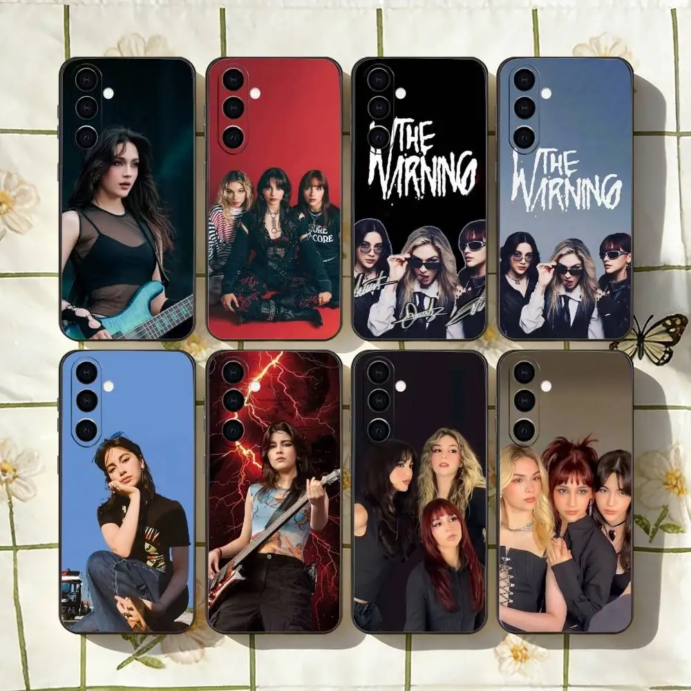 

Band T-THE Warning Rock Phone Case For Samsung Galaxy A73,A72,A71,A70,A53,A52,A51,Others Soft Black Cover