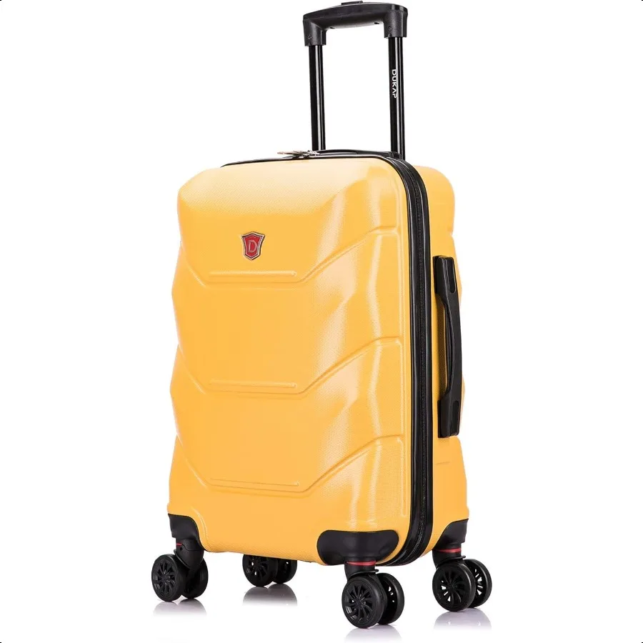 

ZONIX Lage with Spinner Wheels Durable Lightweight Hardshell Suitcase Spacious Travel Bag with Handle and Trolley 20Inch Carry