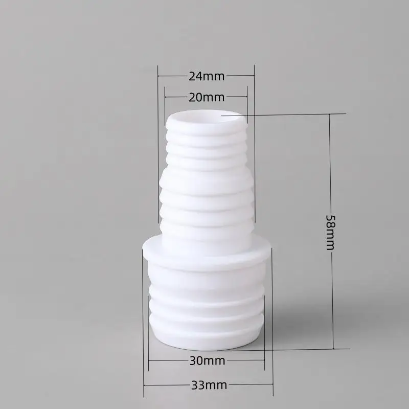 1/2Pcs Washing Machine Drain Hose Extension Adapter | 25mm/30mm Diameter Connector, Plastic Material