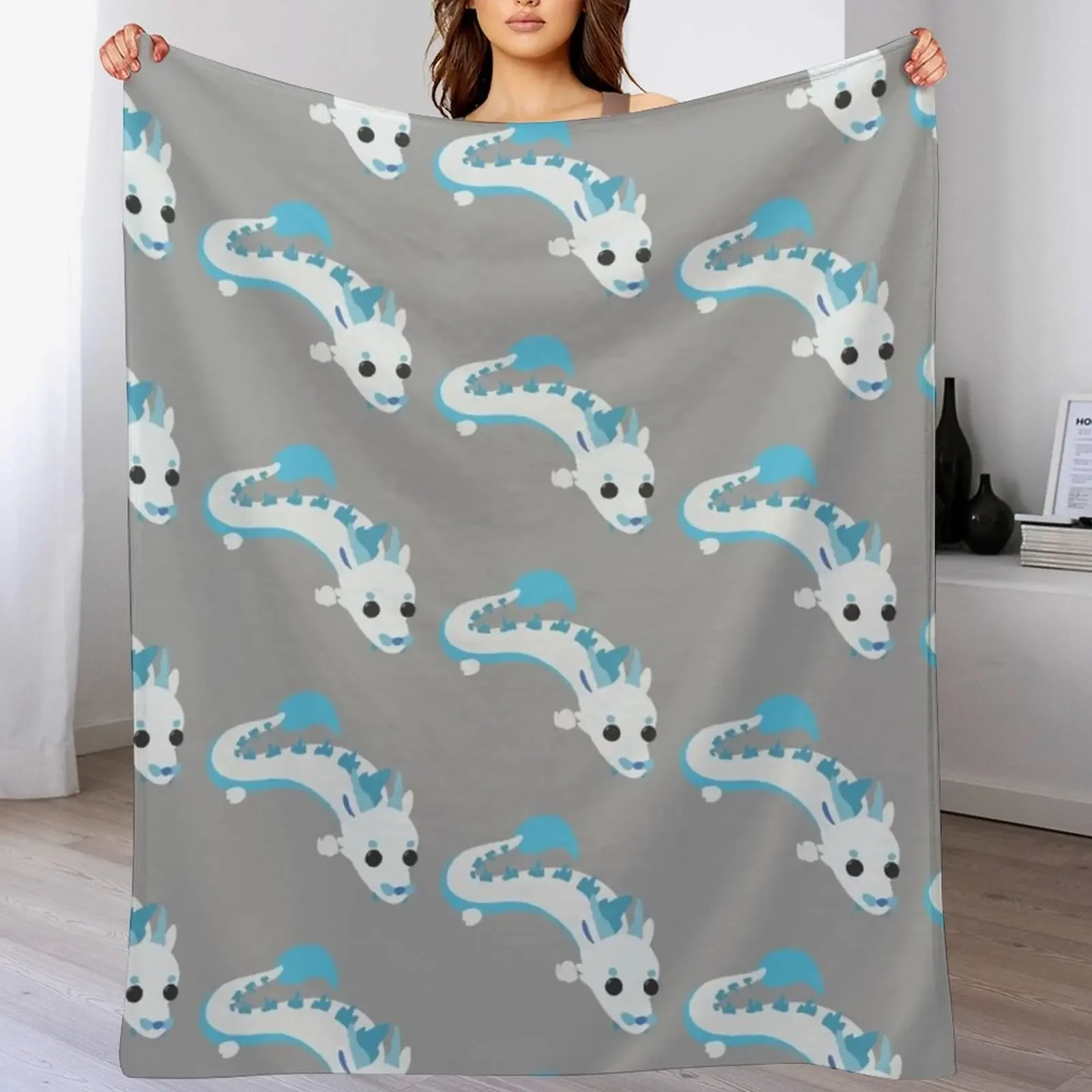 Frost Fury Throw Blanket funny gift Furrys Baby Blankets