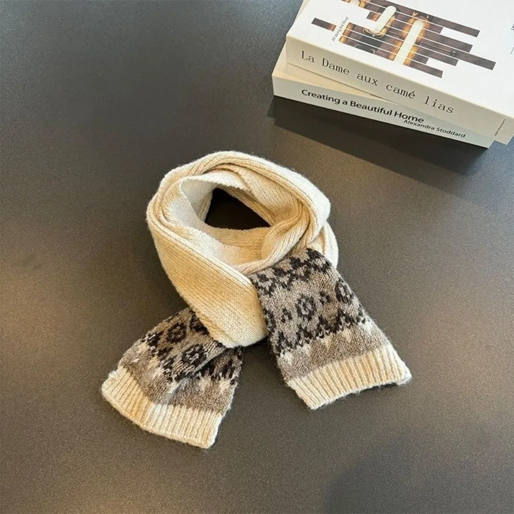 

Новый комплект шапки с шарфом и помпоном, теплая ветрозащитная пуловерная шапка, холодостойкая вязаная утеплитель для шеи для детей от 2 до 8 лет