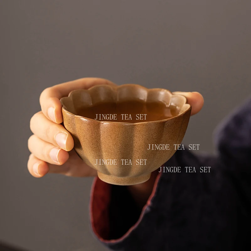 

6 шт., винтажные чайные чашки, чайные чашки для кипячения вокруг плиты, бытовая китайская чайная чашка, посуда для питья, аксессуары для чайной церемонии