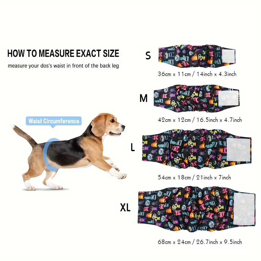 1Pcs Washable Belly Straps Suitable For Male Dog Diapers, Male Dog Packaging, High Water Absorbent Diapers, Small Male Dog Belly