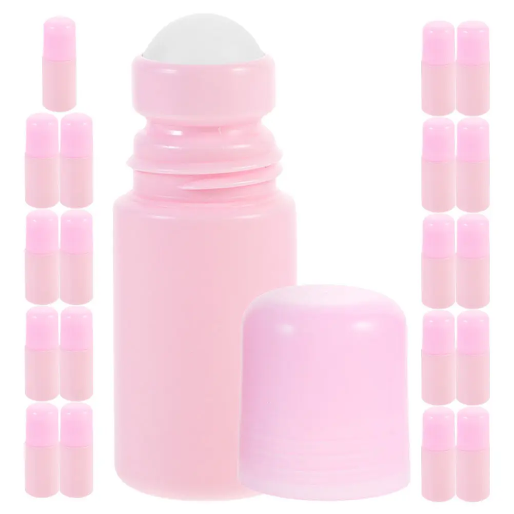 20 botellas recargables para perfume, pequeños recipientes resistentes para aceites esenciales, a prueba de fugas, para uso en viajes con cosméticos líquidos