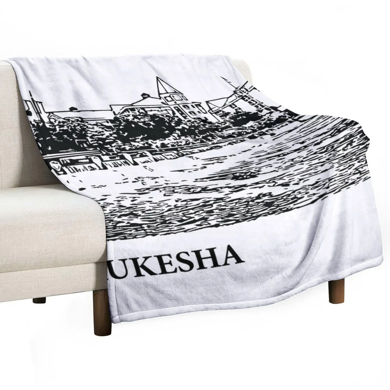 Waukesha Wisconsin Throw Blanket Furrys Travel Blankets