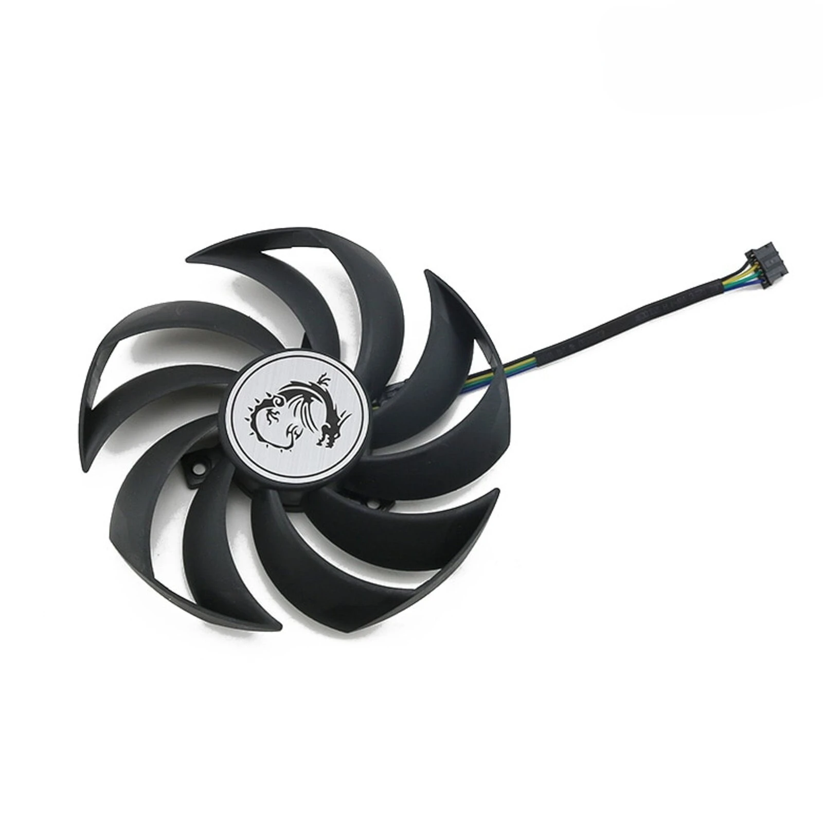 MSI RTX 3060 Ti RX 6600 6700 XT GAMING X 교체용 GPU 팬 세트 썸네일 3