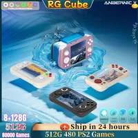 ANBERNIC RG CUBE Retro Handheld Game  Video Player Console 3.95 Inch Screen Android 13 Bluetooth WIFI 8G+128G 512G PSP PS2 Gift