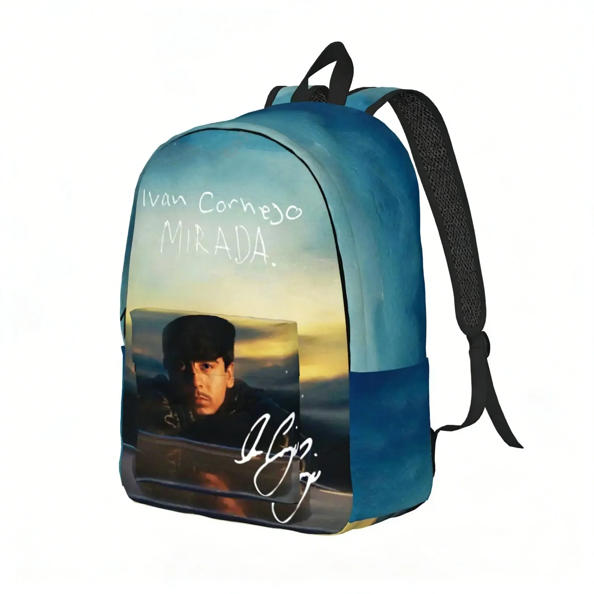 

Ivan Cornejos Custom Canvas Lightweight Backpack Fashion Durable Student Men Women Business Daypack