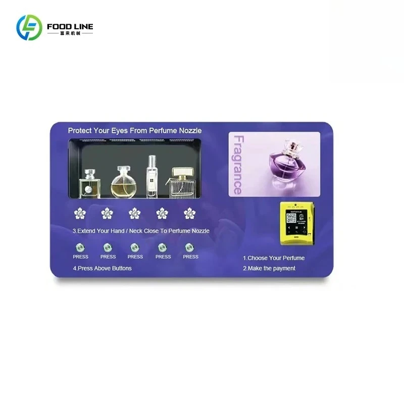 Customized High End Fragrance Vending Machine CE Certified Commercial Smart Automatically Perfume Spray Vending Machine for Sale