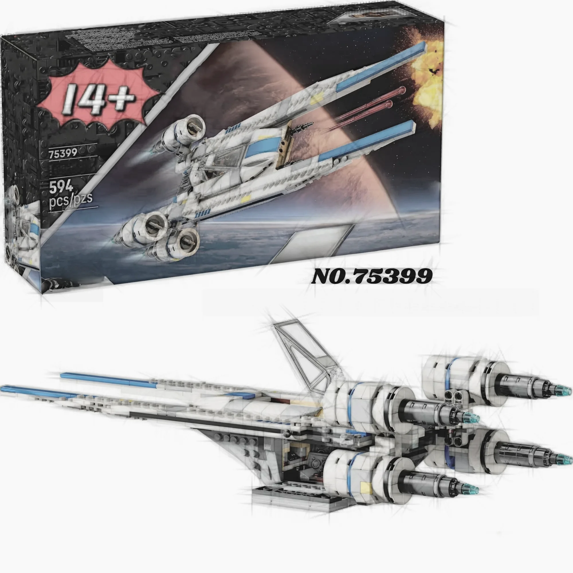 

New product Airbus Concorde Building kit, the world's first supersonic airliner, space shuttle brick toy, children's holiday gif