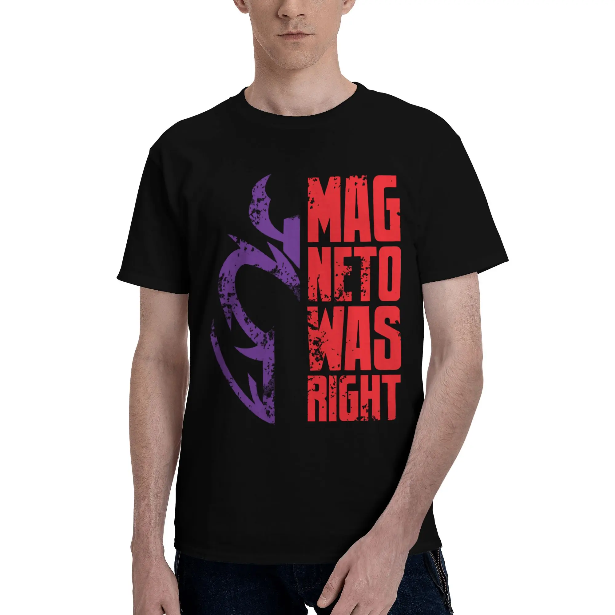 Magneto Was Right 1 Essential Hong Kong Style Reversible T-shirt Niche Sweet Cool Tees