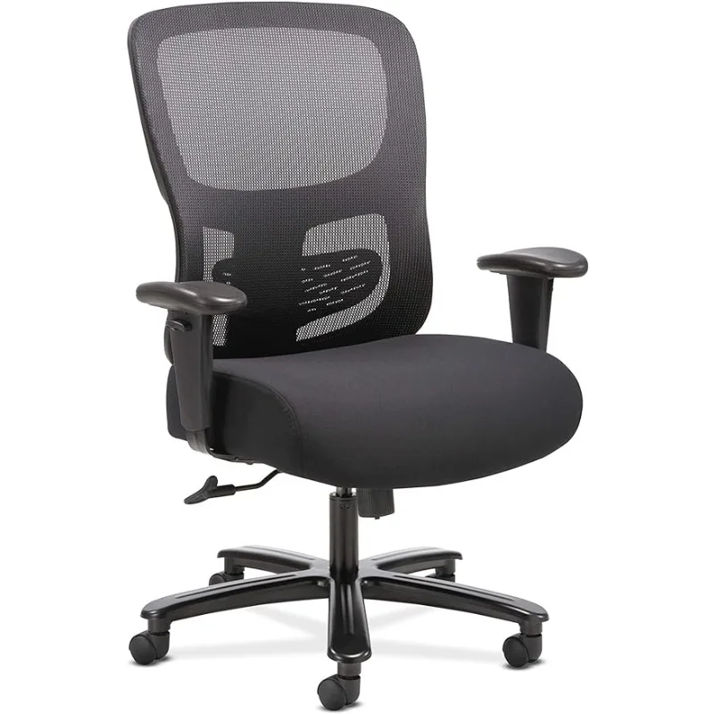 

HON Sadie Big and Tall Office Chair Mesh Back Ergonomic Computer Desk Chair Heavy Duty 400 lb Max-Adjustable Arms,Lumbar Support