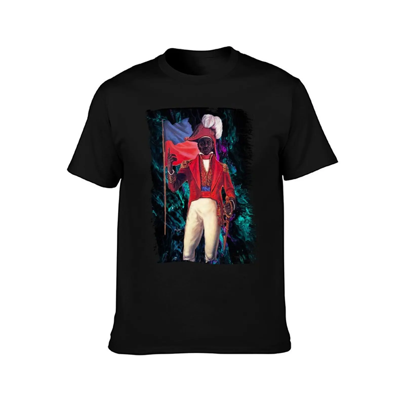 Jean-Jacques Dessalines abstract T-Shirt Summer Print Short Sleeve Tee T-Shirt
