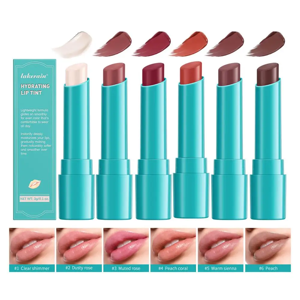 Твердый оттенок для губ, милый увлажняющий зеркальный красный, коричневый, губная помада, оттенок телесного цвета, прозрачная косметическая природа, уход за губами, увлажняющая корея Ma J5y1