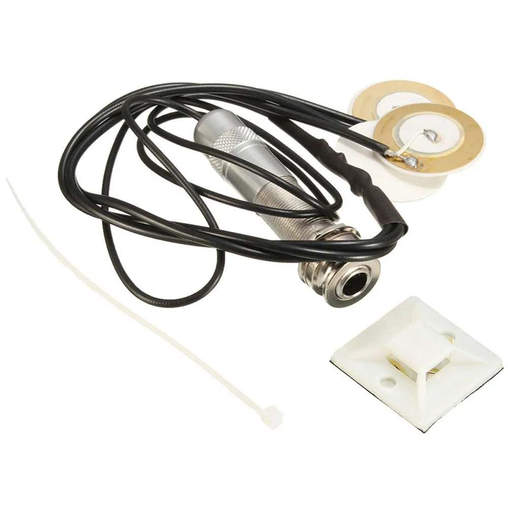 Strumenti musicali Pickup professionale Piezo Contact microfono Pickup acustico 3 in 1 per chitarra violino Ukulele