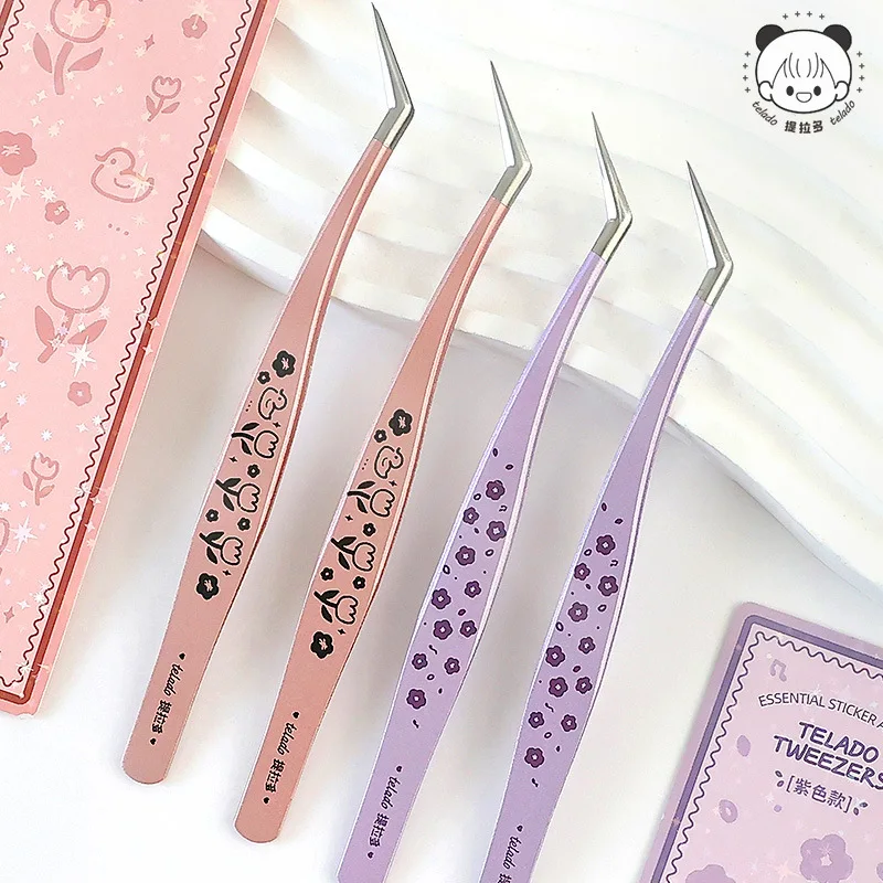 flower pattern tweezers,Sticker tape DIY, Landscape sticker book, Landscape sticker supplies ﻿
