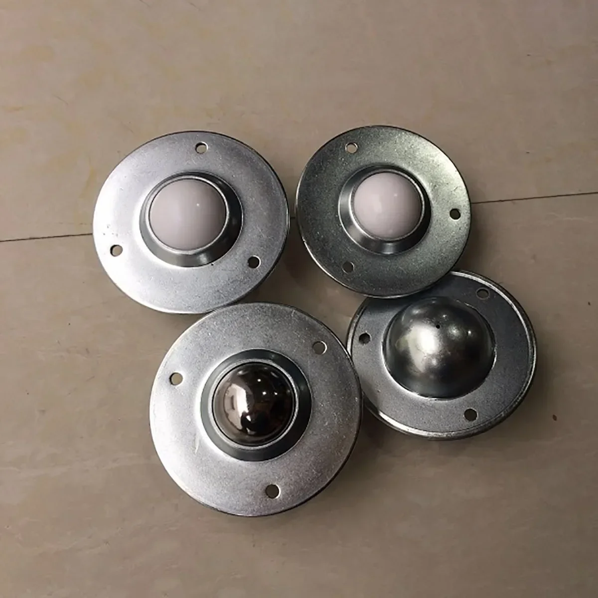 CY-12/16/19/22/25/30/38B Universal Ball Transfer Caster Wheel Ball Bearing Conveyor Roller Caster Furniture Desk Cabinet DIY
