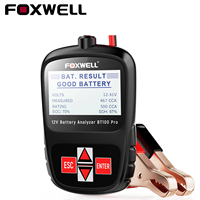 FOXWELL BT100 Pro 12V Car Battery Tester 1100CCA Car Batteries Cranking Tester Digital Battery Analyzer Auto Diagnostic Tool