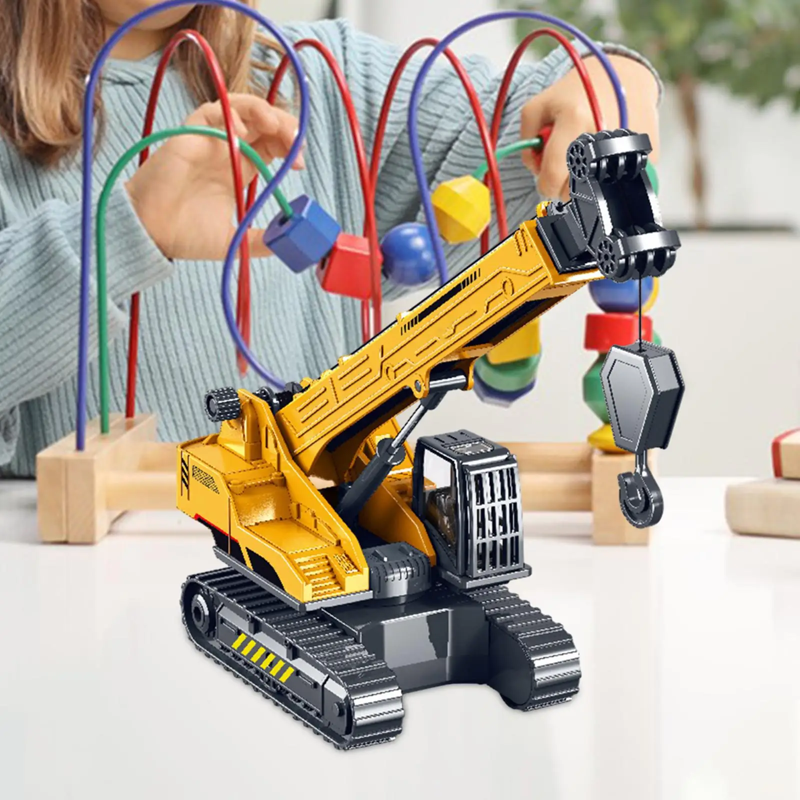 

Construction Vehicle Toy Christmas Birthday Gift Engineering Truck Inertial Truck Car Crawler Crane for Ages 3+ Kids Boys Girls