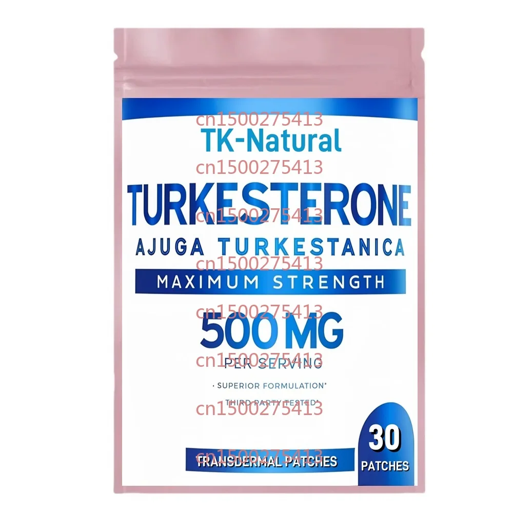 

30 Patches TurkesteroneTransdermal Patches - Stamina, Drive, Athletic Performance & Muscle Mass