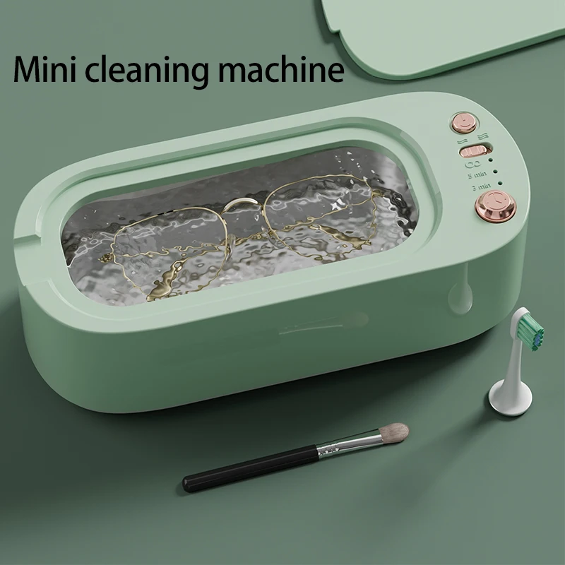 

USB перезаряжаемый ультразвуковой очиститель, высокочастотная звуковая чистка ювелирных изделий с регулируемой прочностью и функцией синхронизации