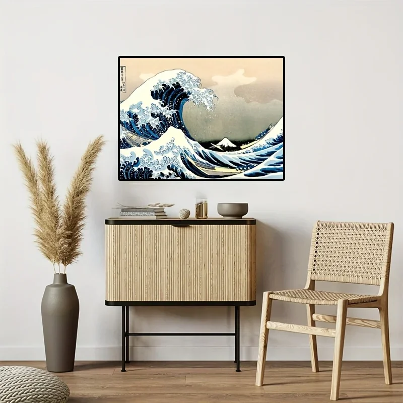 500/1000/1200/2000 Pieces Paper Jigsaw Puzzle  for Adults Great Wave Famous Painting Puzzle Toy Family Game Famous Decoration