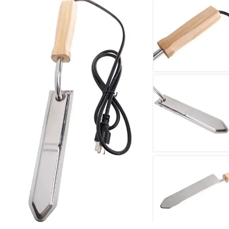 A23P أداة النحل قطع الطاقة سكين العسل قاطع العسل خلية النحل معدات تربية النحل تسخين بسرعة قطع النحل النازع