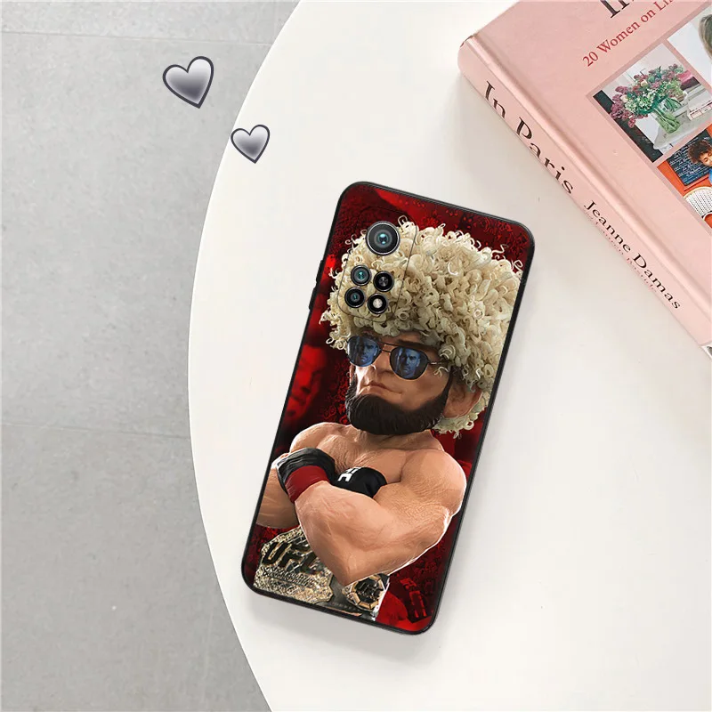 Ultra Thin KHabib Nurmagomedov Black Phone Case for Redmi Note13 4G 12s 12c 13c Note12 Xiaomi 13 12 Lite 12x 12t Pro Cover