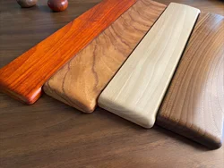 Walnut Wood Palm Rest Custom Rosewood Wrist Rest Solid Wood Palm Stress Office Gamer Accessories 60/87/104/Mechanical Keyboard