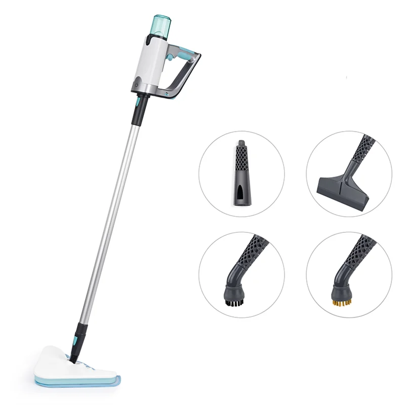 

Fast Heating 15s with Detachable Water Tank and Adjustable Steam Multifunctional Cleaning Steam Mop