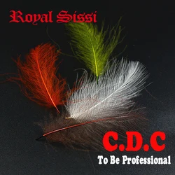 Royal Sissi 4packs/set 0.5g/pack fly tying CDC feathers Cul De Canard preen glands buoyancy butt feather dry fly tying materials