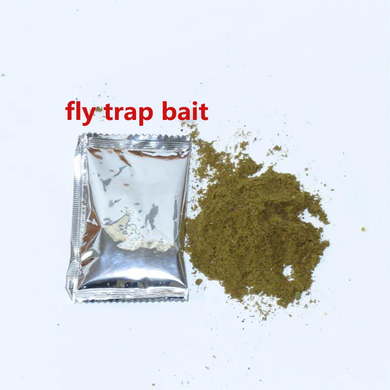 10Pack Fly Bait Attractant Fish Bone Meal Fishy Fly Cage Lure Powder Electric Fly Trap Bait