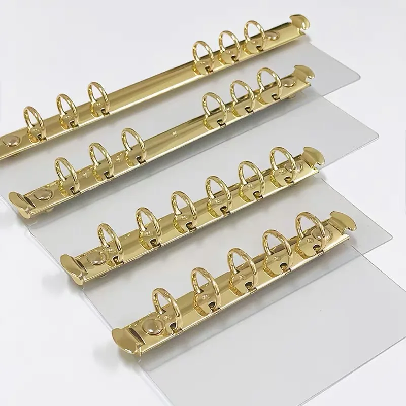 A5 A6 A7 A8 Ring Binder Buckle Metal Binder 6 Holes Clip File Folder Shell Notebook Side Insertion Loose Leaf Book Board Planner