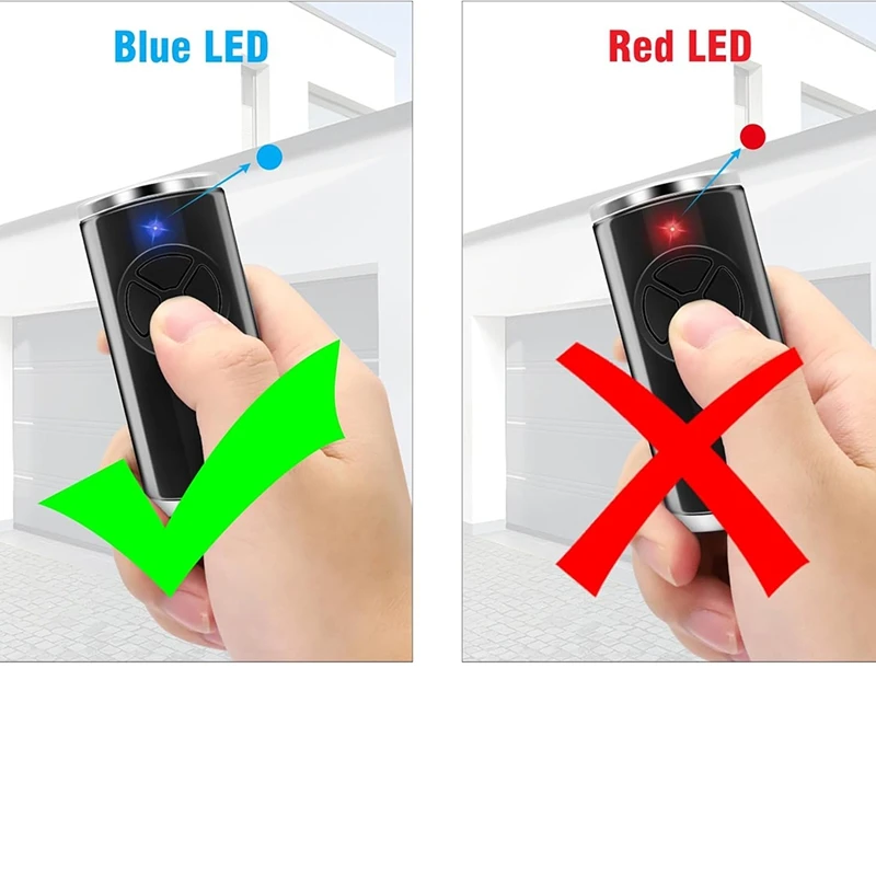 868Mhz ประตูโรงรถ, 2Pack เปลี่ยนโรงรถประตู Openers สําหรับ Hormann เครื่องส่งสัญญาณมือถือ HSE-4-868-BS